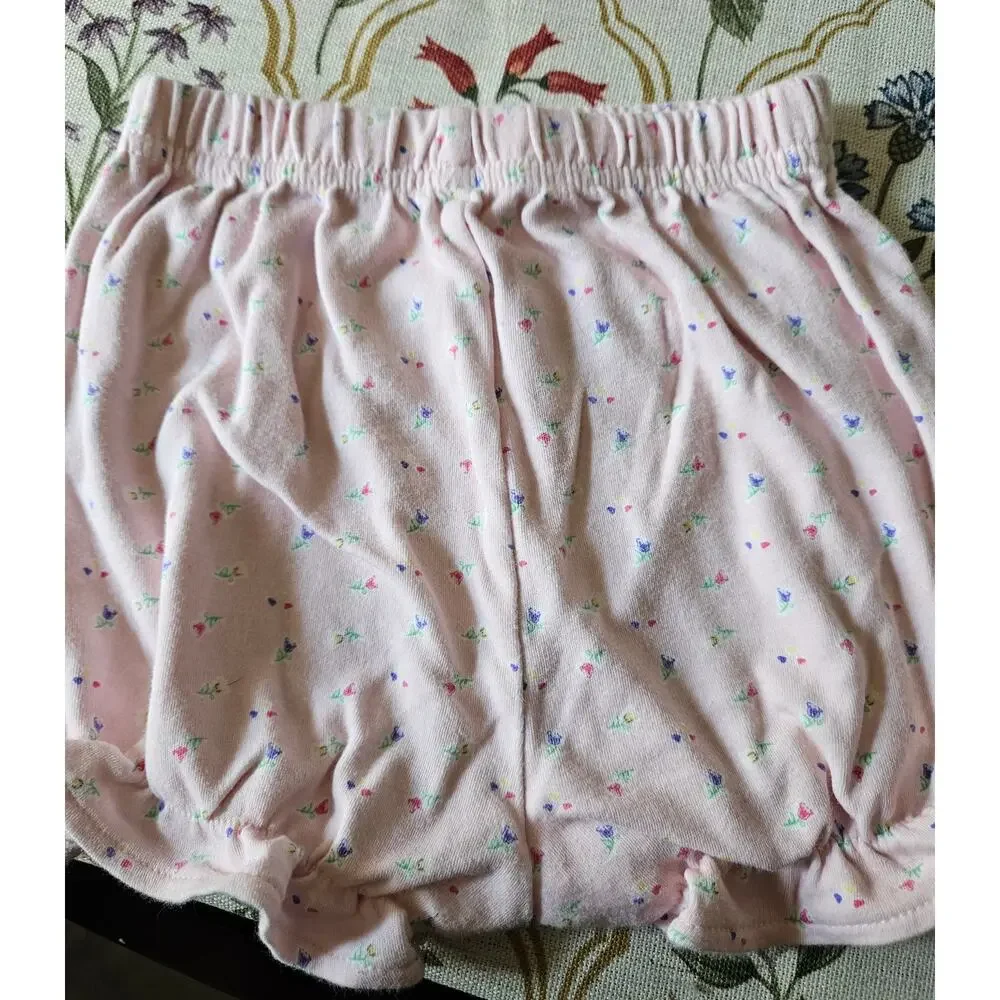 Vintage 90s Kids Play by Rashti & Rashti Floral Ruffle Top & Bloomer Set - 24M